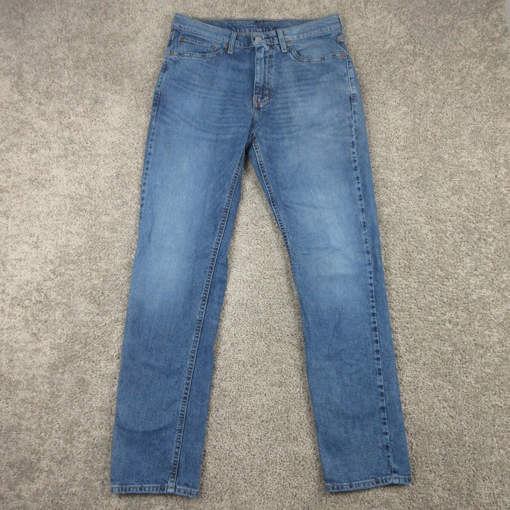 Levis Jeans Mens 31x34 Blue 541 Athletic Tapered Faded Whisker Flex Denim Pants